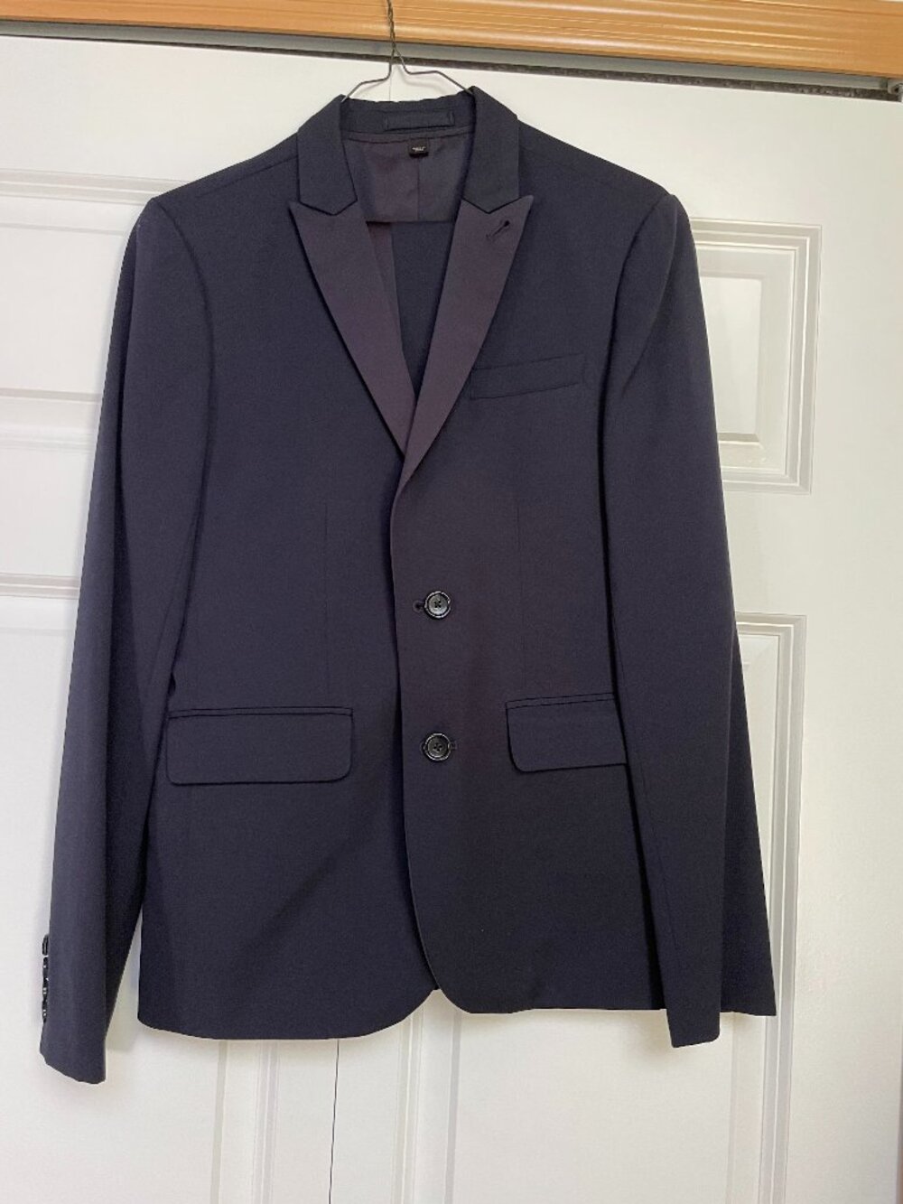 J.Crew Boys Navy Wool Tuxedo Suit.